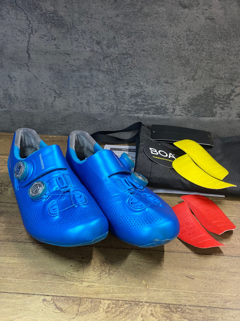 シマノ　SHRC901M ビンディングシューズ JW177 シマノ SHIMANO SHRC901M ビンディングシューズ SPD-SL EU41 青