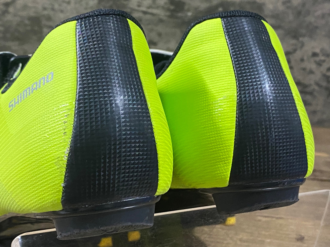KK976 シマノ SHIMANO RC1 SH-RC100M Y01 S ビンディングシューズ ライトグリーン EU41 3穴