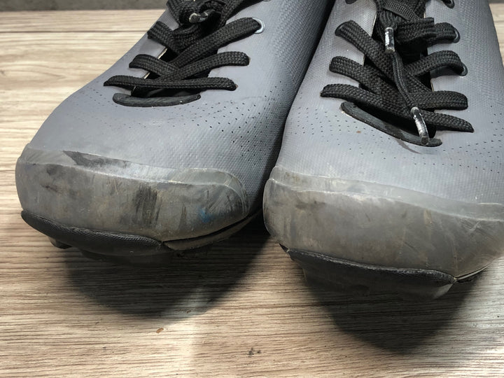 JS597 スペシャライズド SPECIALIZED S-WORKS Recon Lace ビンディングシューズ 2穴 EU42 グレー 紐