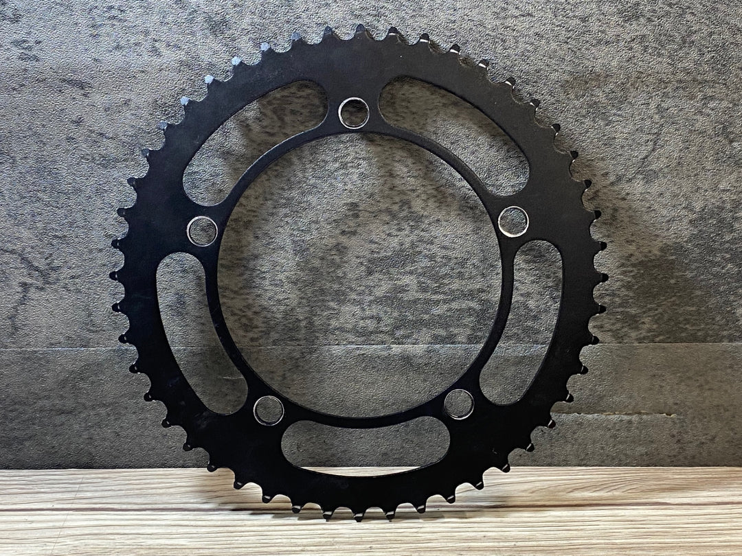 JP477 ノーブランド トラックバイク用 48T チェーンリング 厚歯 48t PCD130 黒