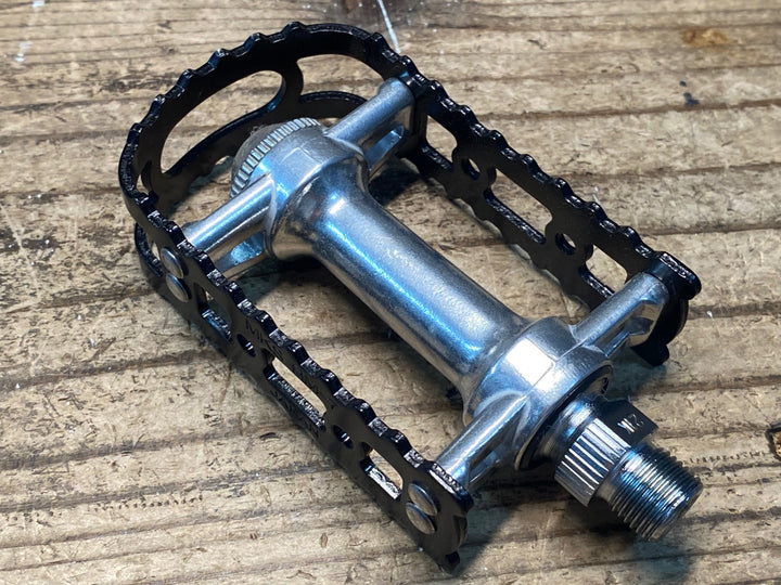 JJ017 三ヶ島 MKS BM-7 BMX フラットペダル ブラックケージ