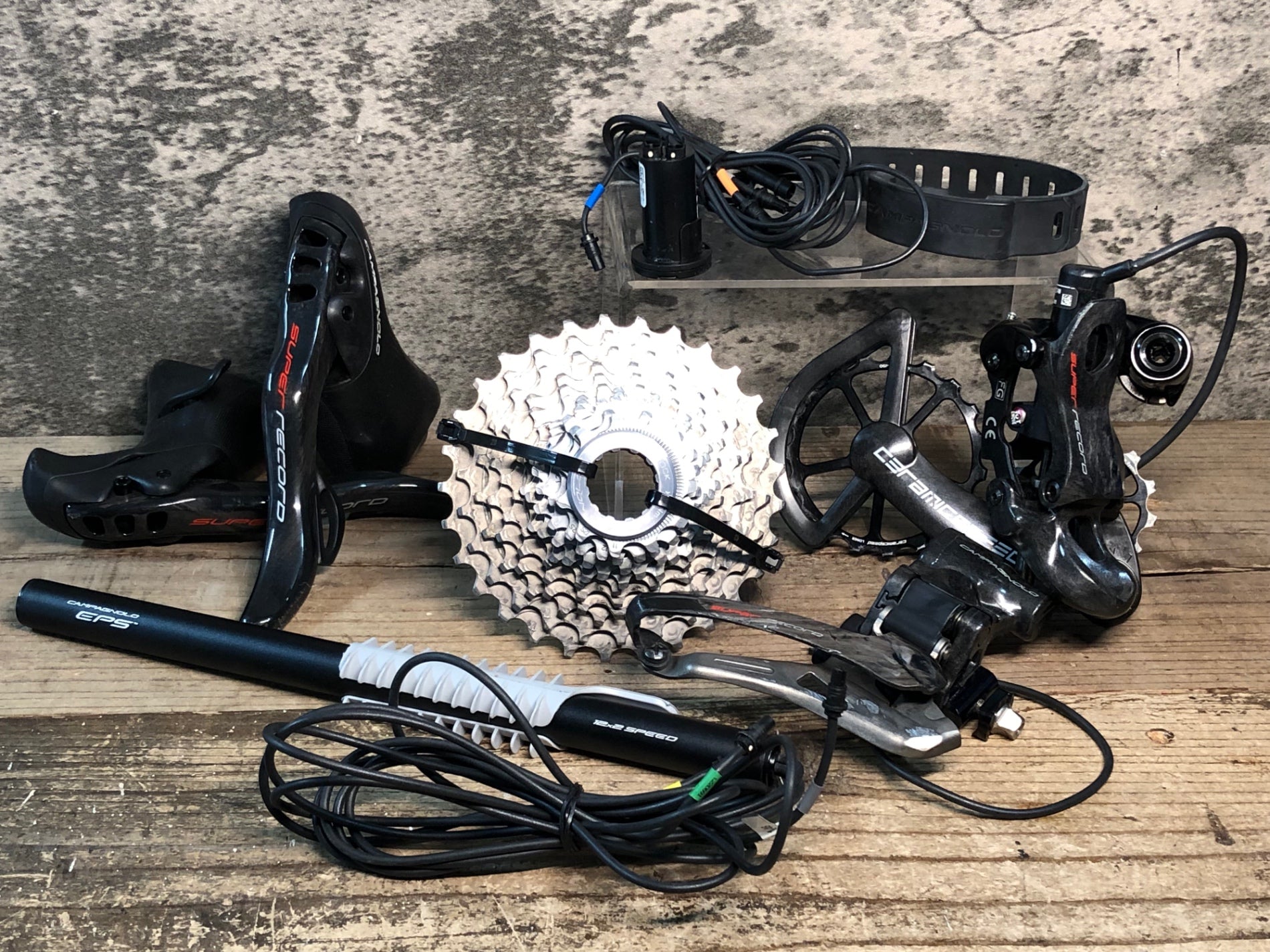 JH297 カンパニョーロ CAMPAGNOLO SUPER RECORD V4 2x12S リムブレーキ