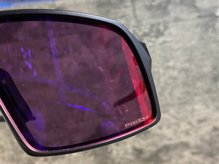 KA194 オークリー OAKLEY スートロ SUTRO サングラス アイウェア 黒 PRIZM ※レンズスレ