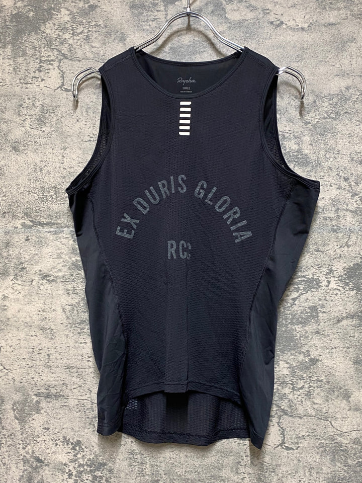 JP203 ラファ Rapha RCC PRO TEAM ノースリーブ ベースレイヤー 黒 S
