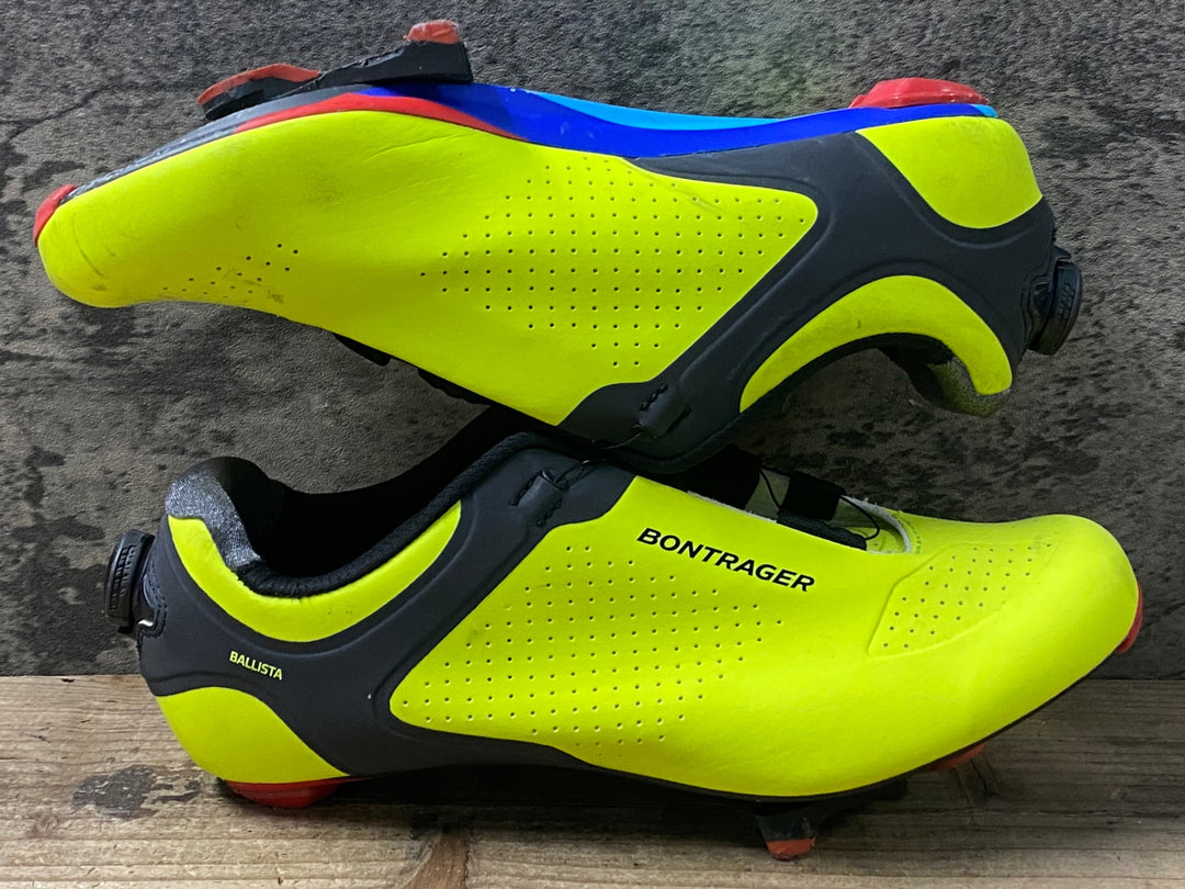 KK644 ボントレガー BONTRAGER BALLISTA ビンディングシューズ SPD-SL EU42 黄 ※ソール傷