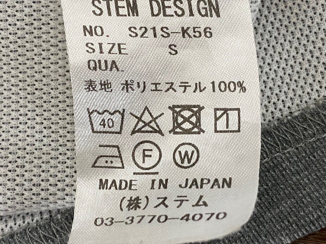 JL024 ステムデザイン STEM DESIGN 半袖 Tシャツ グレー S