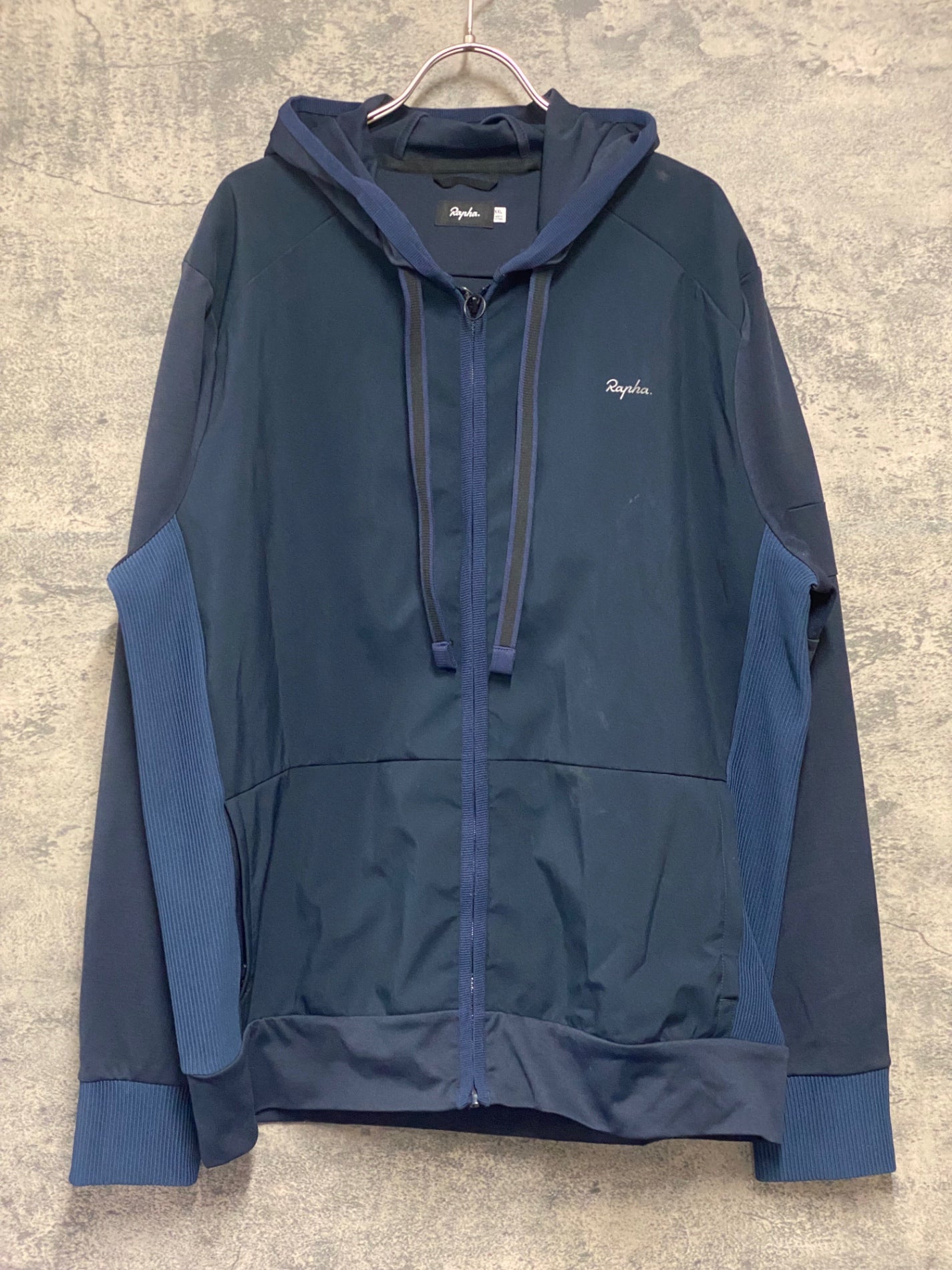 KG229 ラファ Rapha TRANSFER HOODIE フーディ 長袖 ジャケット 濃紺
