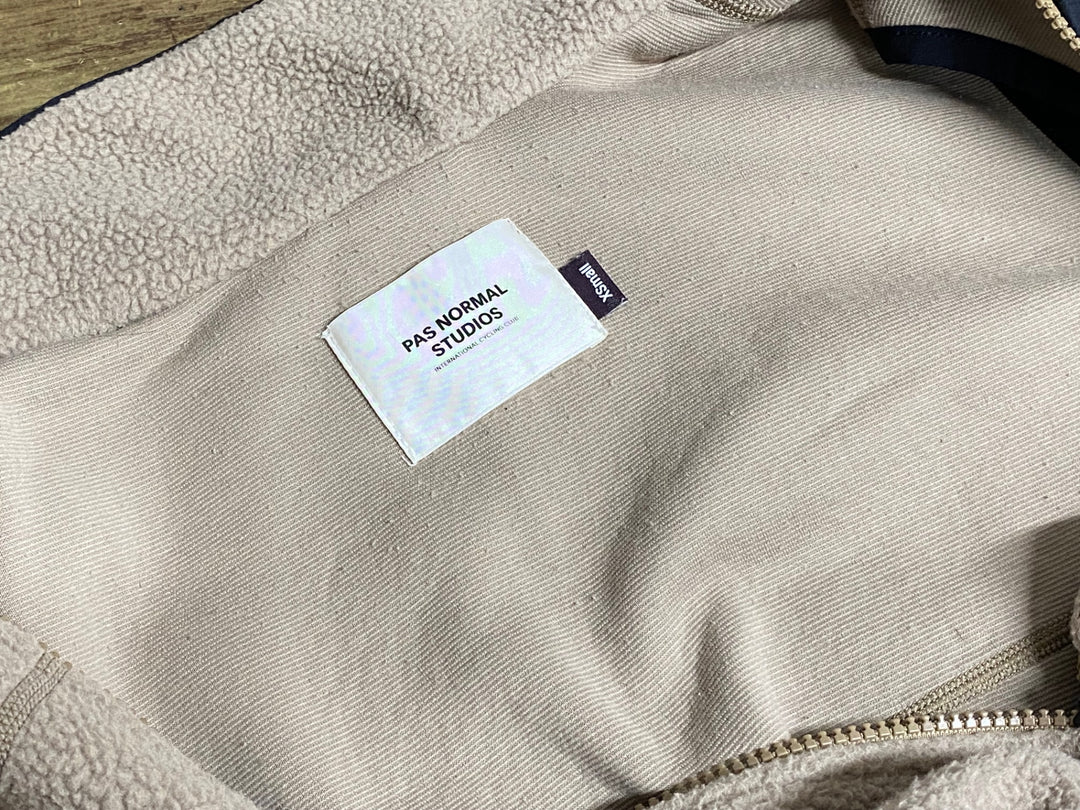 KF515 パスノーマルスタジオ PAS NORMAL STUDIOS Polartec Fleece Gilet サイクルベスト ジレ 茶 XS