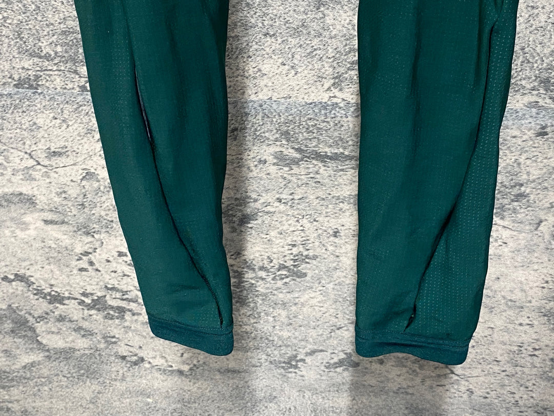 KE380 カフェドシクリステ CAFE DU CYCLISTE MARIE MEN ビブタイツ  XS 緑 裏起毛