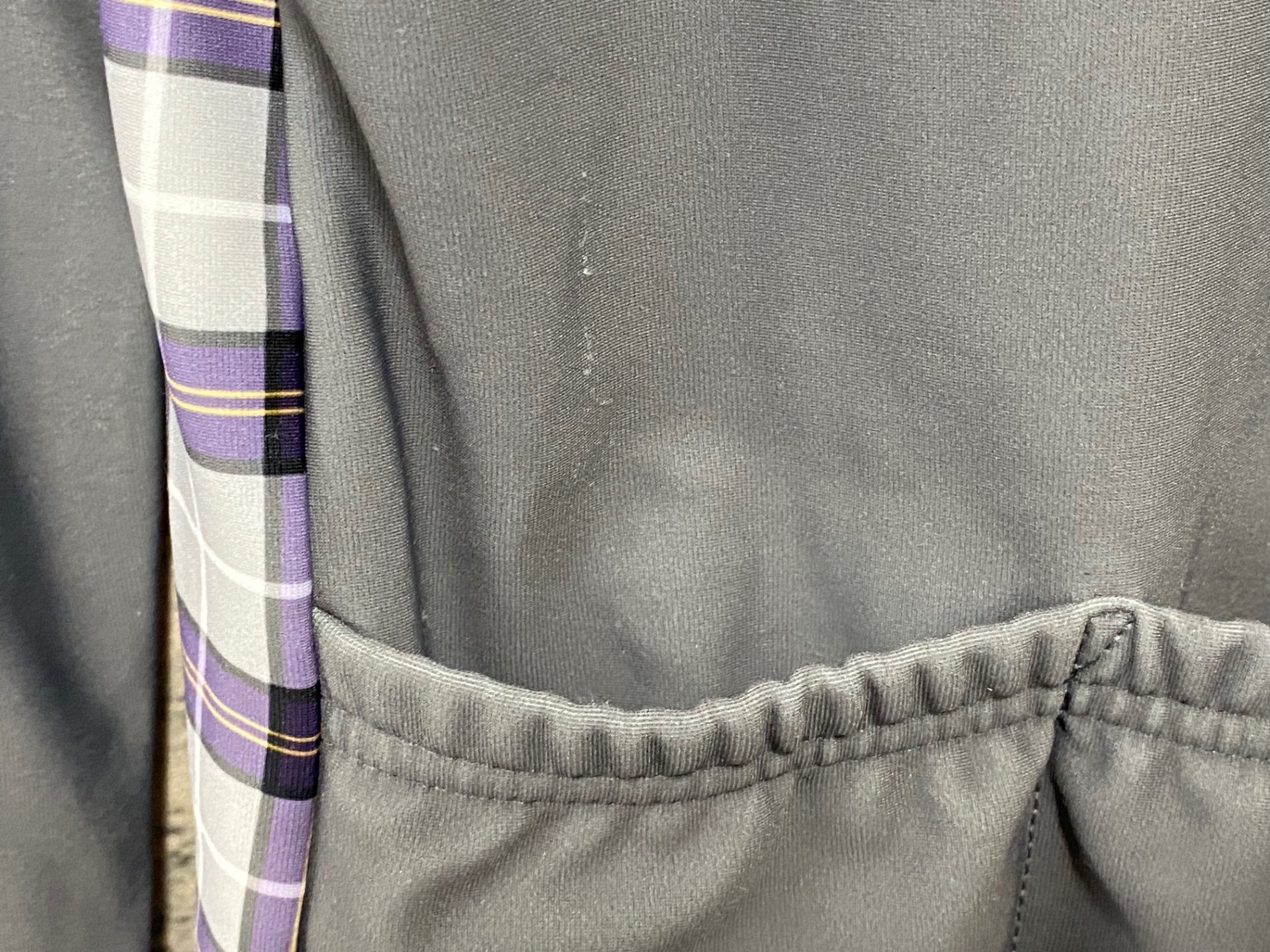 JJ823 ジェッセージ GSG 長袖 サイクルジャージ グレー S 裏起毛