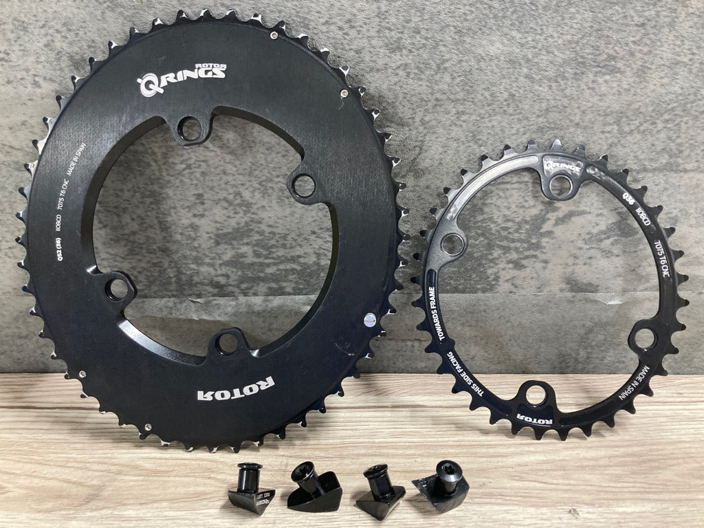ROTOR 真円チェーンリング 53T BCD110 11&12速使用可 KB311 ローター ROTOR QRINGS AERO チェーンリング 2x BCD110 12/11S