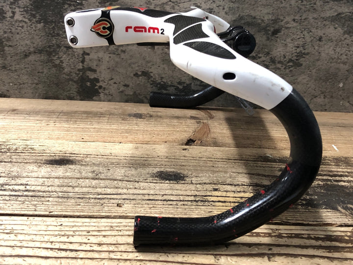 JO970 チネリ CINELLI RAM2 カーボン ドロップハンドル 一体型 OS 110mm エンドC-C420mm