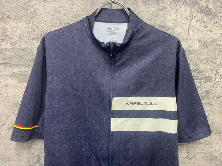 JQ003 カペルミュール KAPELMUUR 半袖 サイクルジャージ グレー XL
