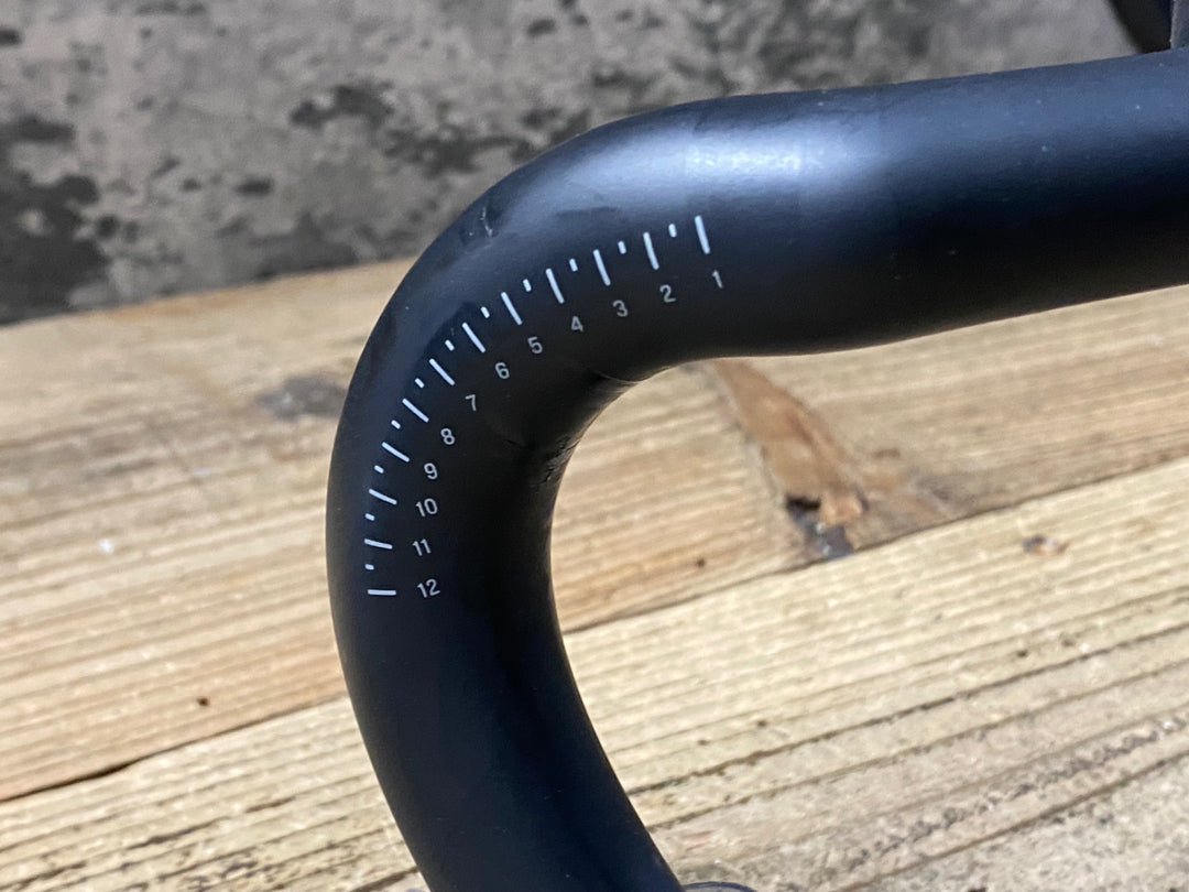KG627 ボントレガー BONTRAGER AERO PRO カーボンドロップハンドル Φ31.8 ブラケットC-C410mm