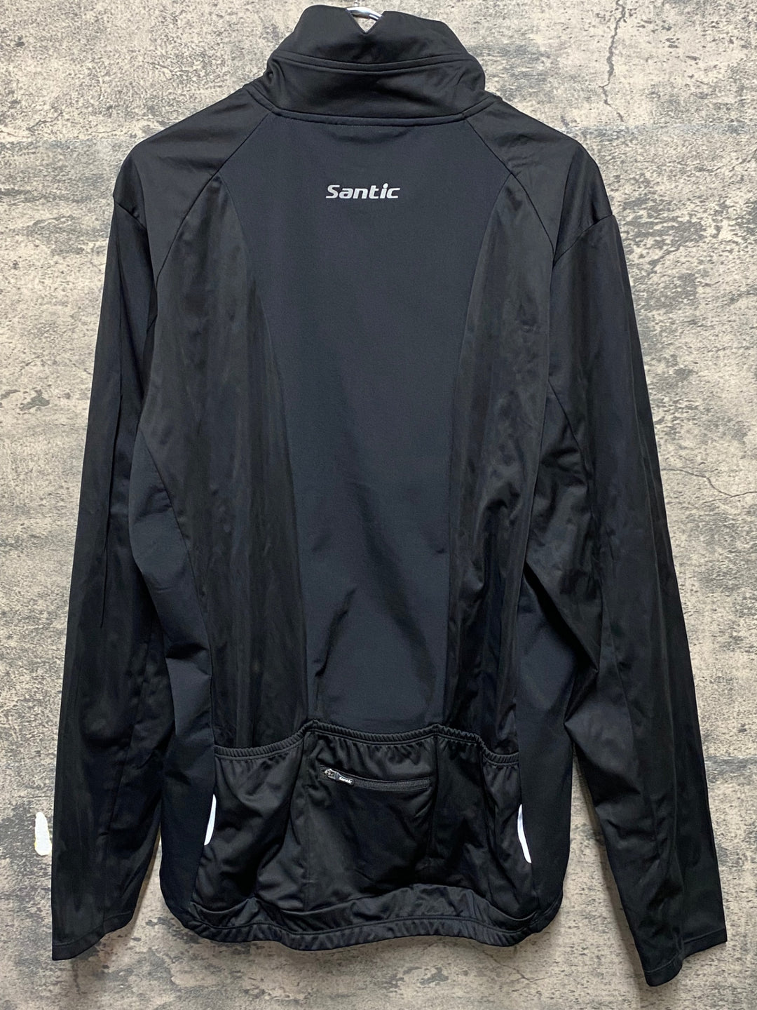 KP697 サンディック Santic 長袖 サイクルジャケット 黒 3XL 裏起毛