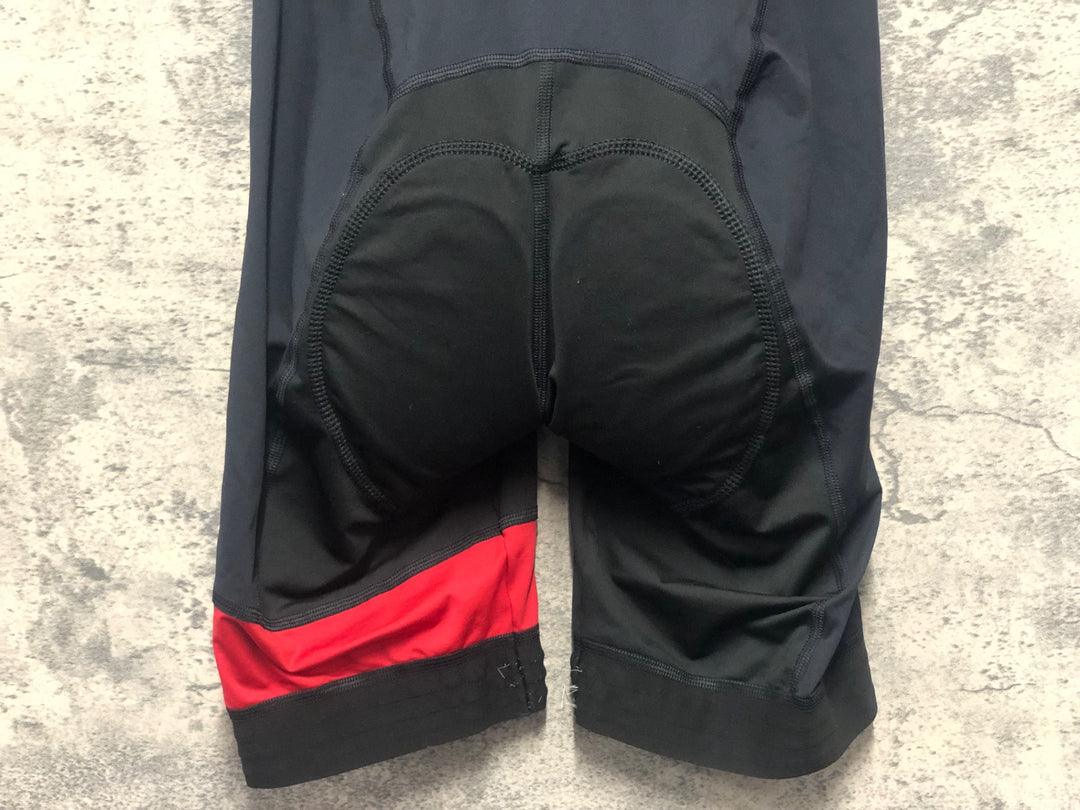 KL259 ラファ Rapha LIGHTWEIGHT BIB SHORTS ビブショーツ 黒 赤 L