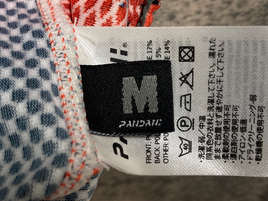 KJ708 パンダーニ Pandani 半袖 サイクルジャージ グレー オレンジ M