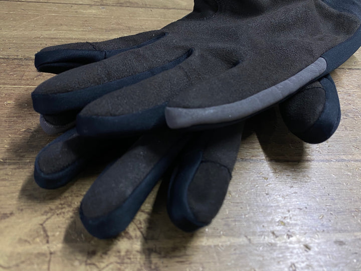 KB335 ラファ Rapha PRO TEAM WINTER GLOVES 長指 グローブ 黒 S 裏起毛