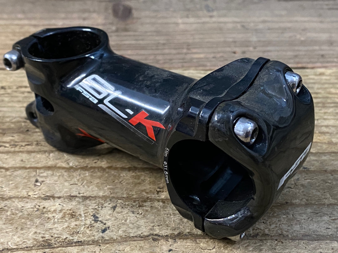 KK669 FSA SL-K アルミ ステム 80mm 6° OS ハンドルクランプΦ31.8