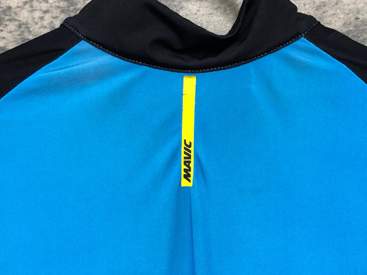 KE204 マヴィック MAVIC HAUTE ROUTE 半袖 サイクルジャージ 青 S