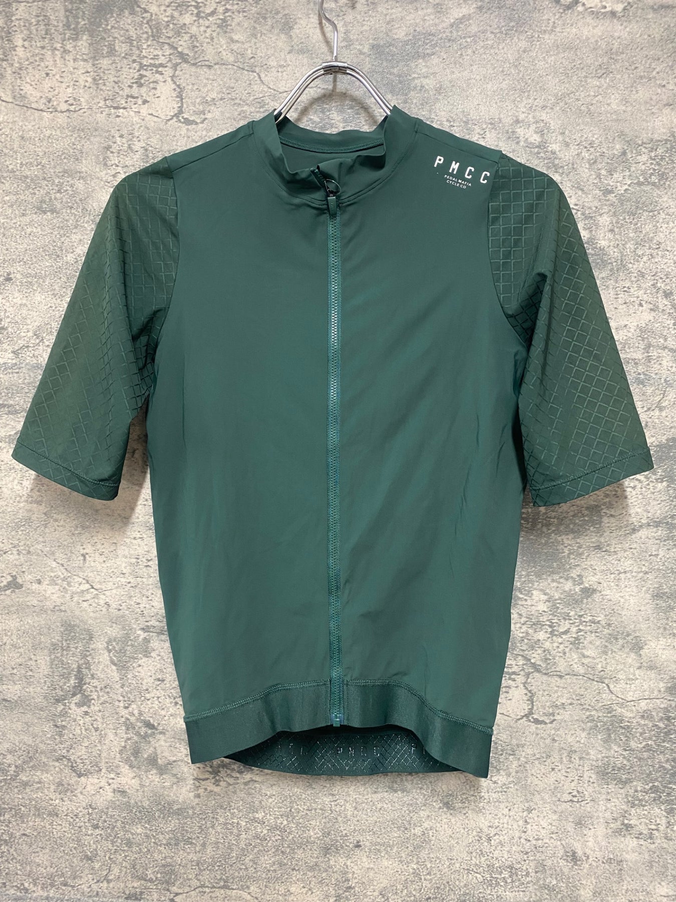 JH975 ペダルマフィア Pedal Mafia PMCC 半袖 サイクルジャージ 緑 L