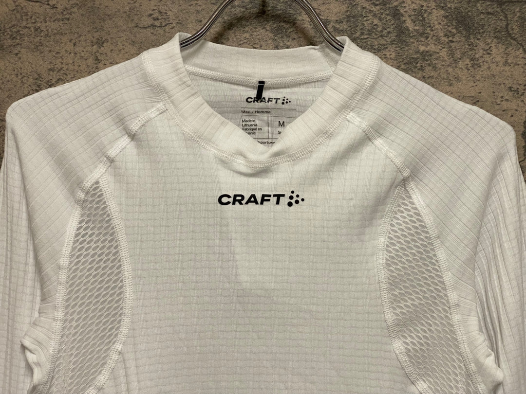 JP214 クラフト CRAFT 長袖 ベースレイヤー 白 M