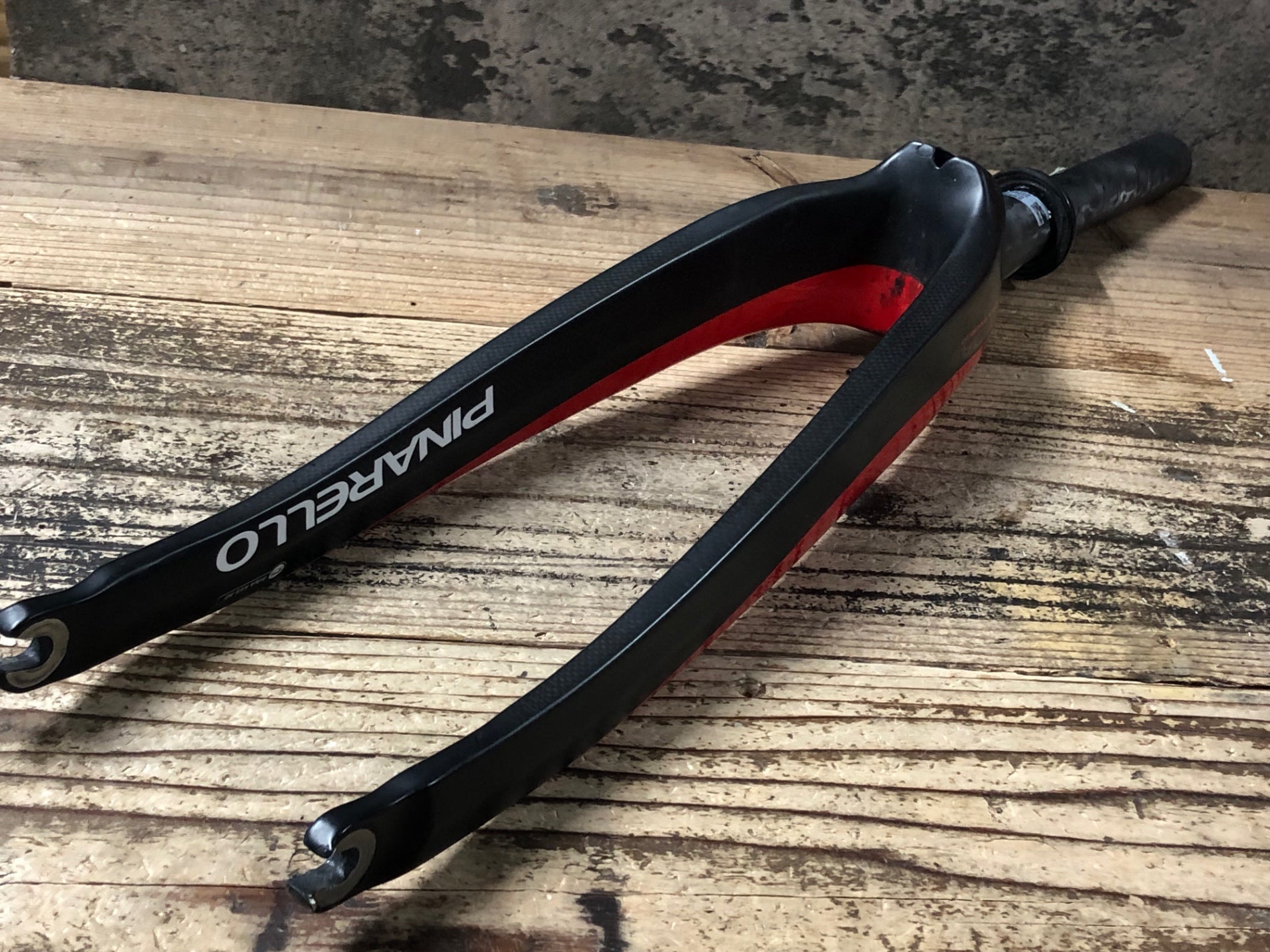 JT041 ピナレロ PINARELLO GAN S フロントフォーク リム コラム残235mm