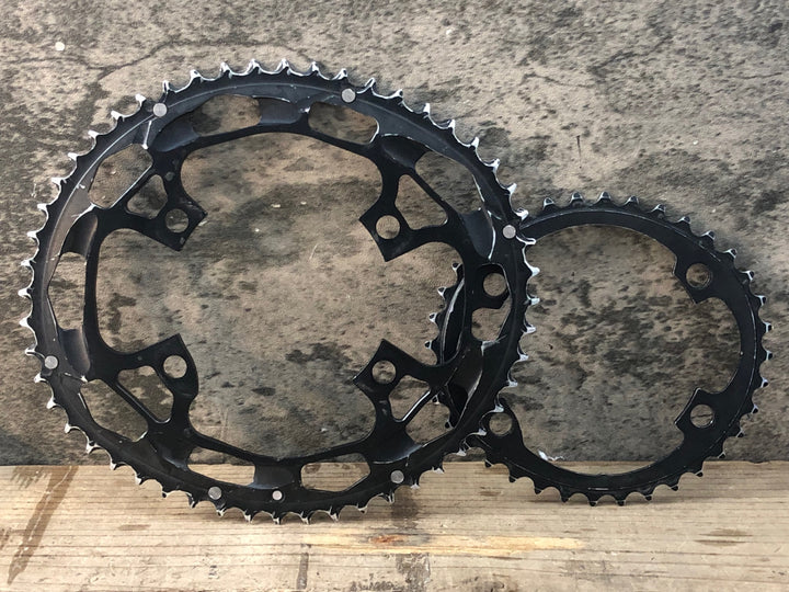 JP898 ライデア RIDEA POWERRING W3T R4-9 楕円 チェーンリング 52/36T 4H BCD110