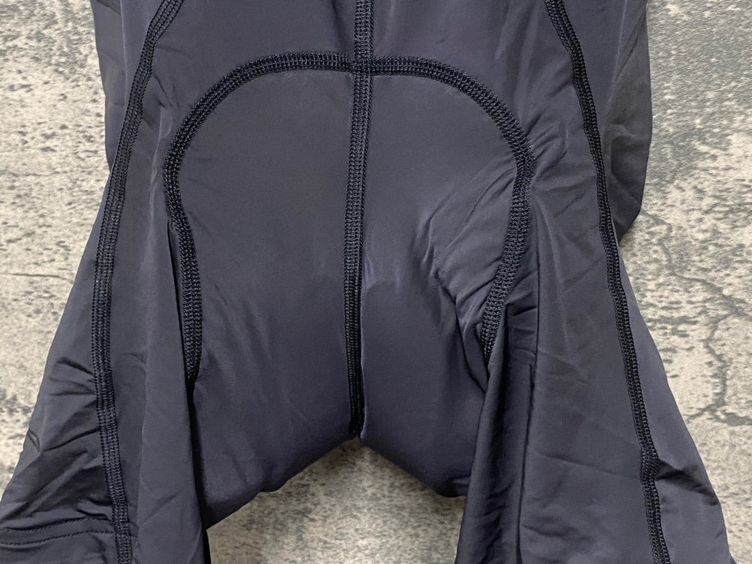 KE376 ラファ Rapha FLYWEIGHT BIB SHORTS ビブショーツ XS 黒紺 プリント薄れ