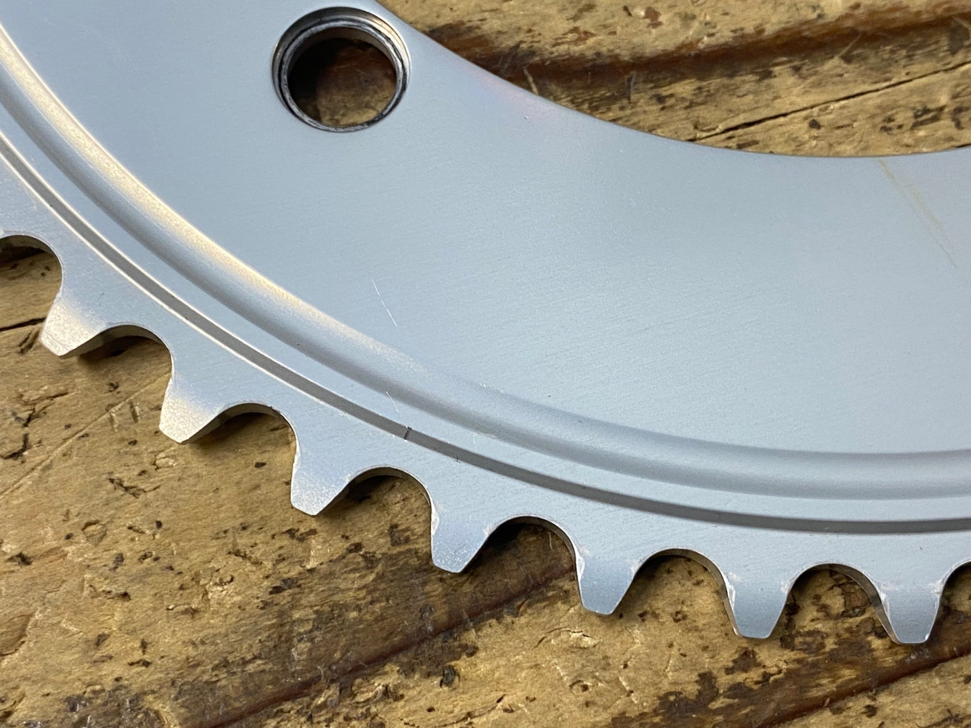 KH565 スギノ SUGINO 禅 ZEN チェーンリング シルバー 52T PCD144mm 厚