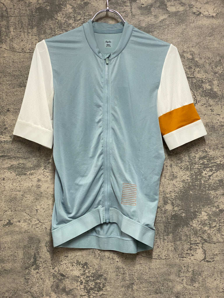 ラファ Rapha S 水色 半袖 プロチーム KE008 ラファ Rapha PRO TEAM TRAINING JERSEY 半袖 サイクルジャージ