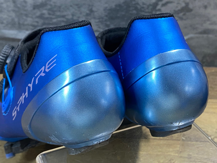 KD820 シマノ SHIMANO S-PHYRE RC9 SHRC902M B01 S ビンディングシューズ  3穴 青 EU39