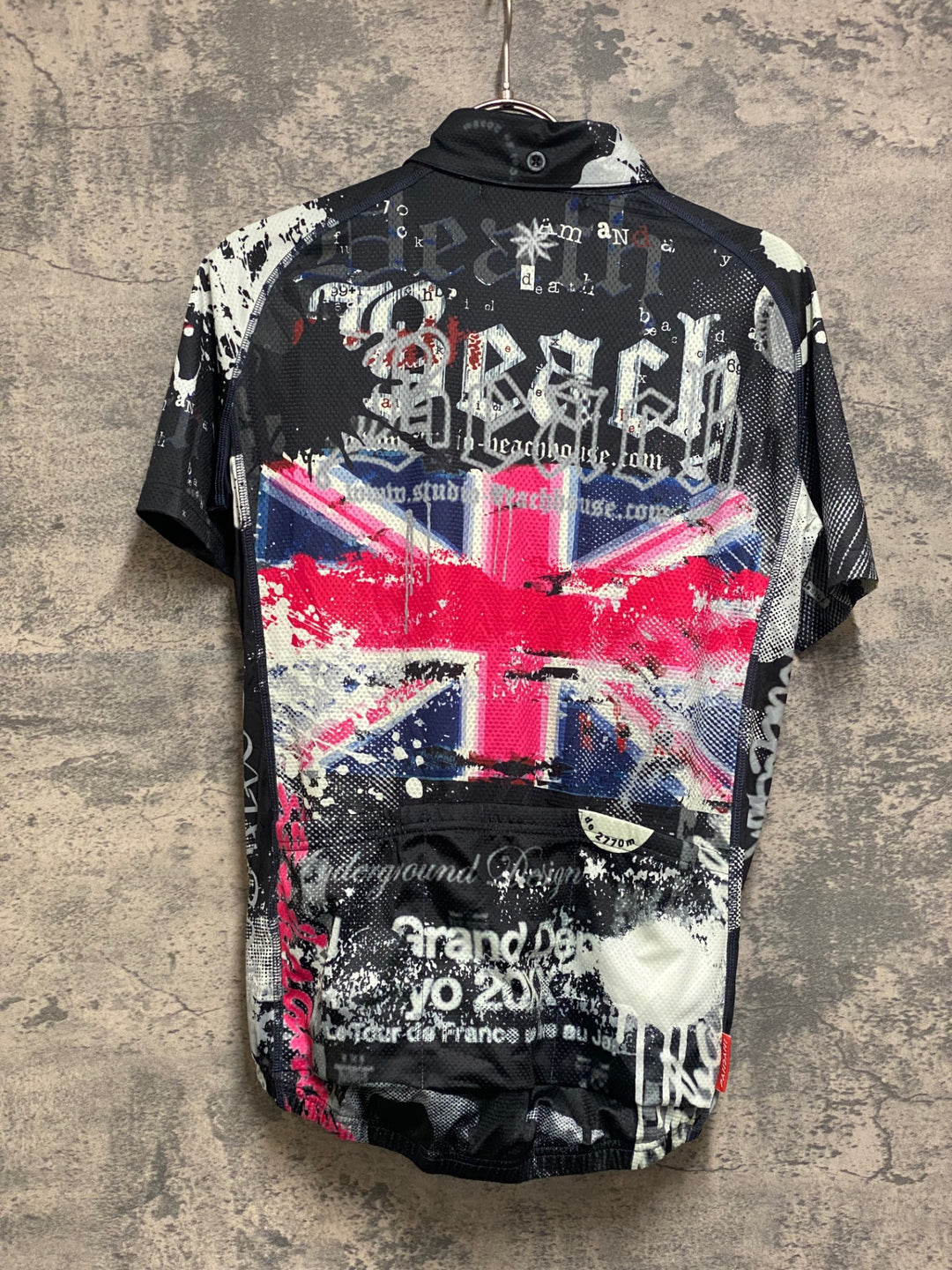 JR210 パンダーニ pandani 半袖サイクルジャージ 黒 S