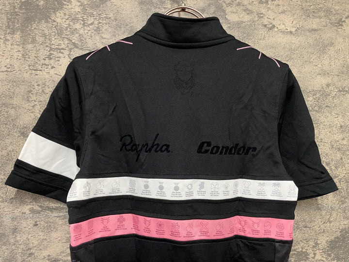 KD602 ラファ Rapha CONDOR LIT JERSEY 半袖 サイクルジャージ 黒 XS