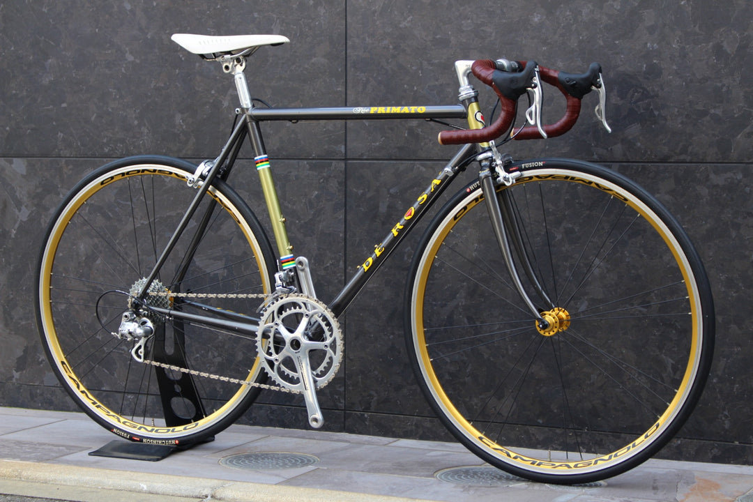 デローザ DE ROSA ネオプリマート NEO PRIMATO 2009頃 52サイズ カンパニョーロ ケンタウル 10S クロモリ ロードバイク GOLD KHAMSIN 【福岡店】