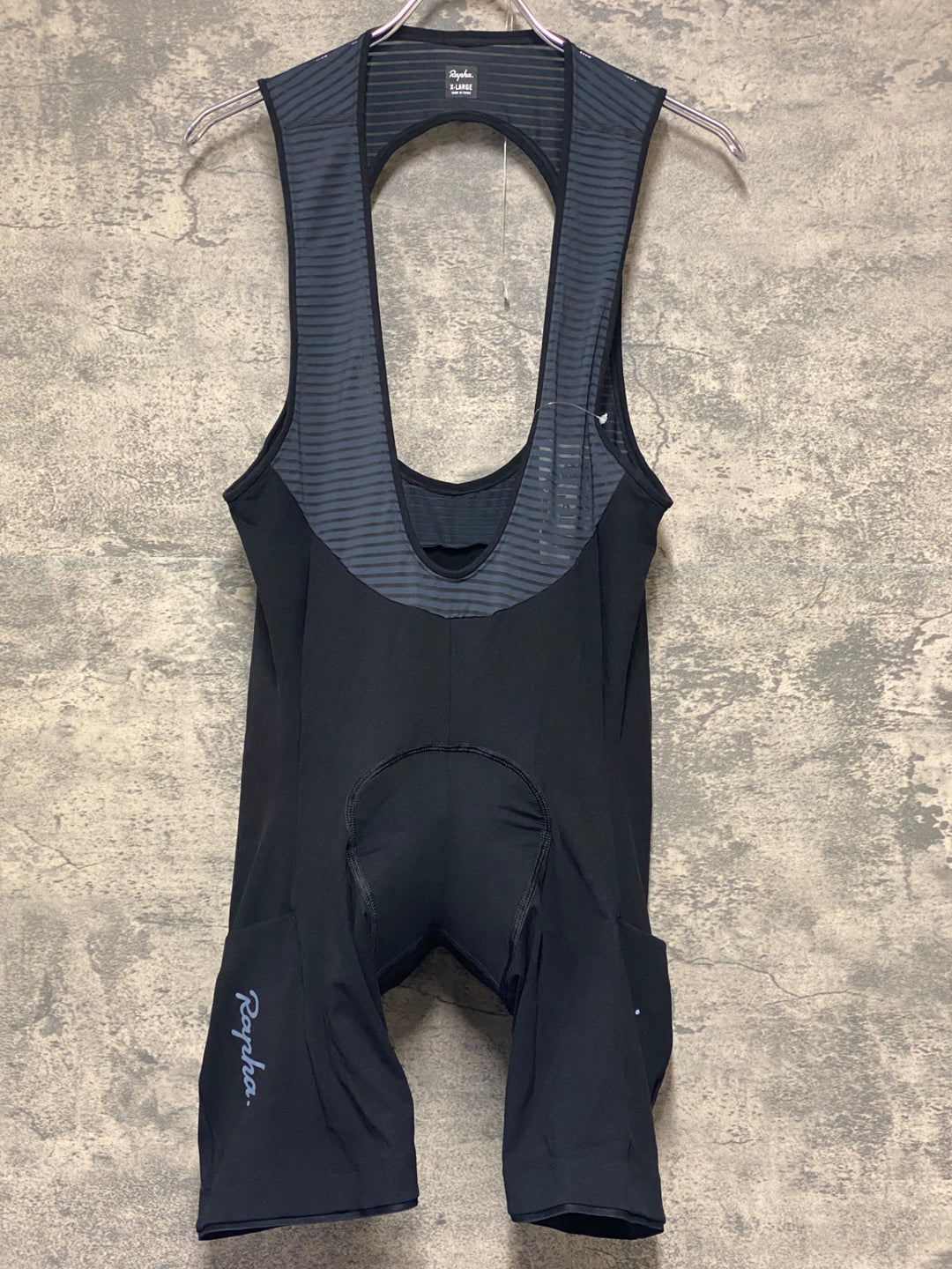 KM110 ラファ Rapha BREVET CARGO BIB SHORTS ビブショーツ黒 XL ※穴あり