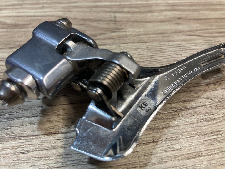 KI875 シマノ SHIMANO 105 FD-5600 直付 フロントディレイラー シルバー 2s