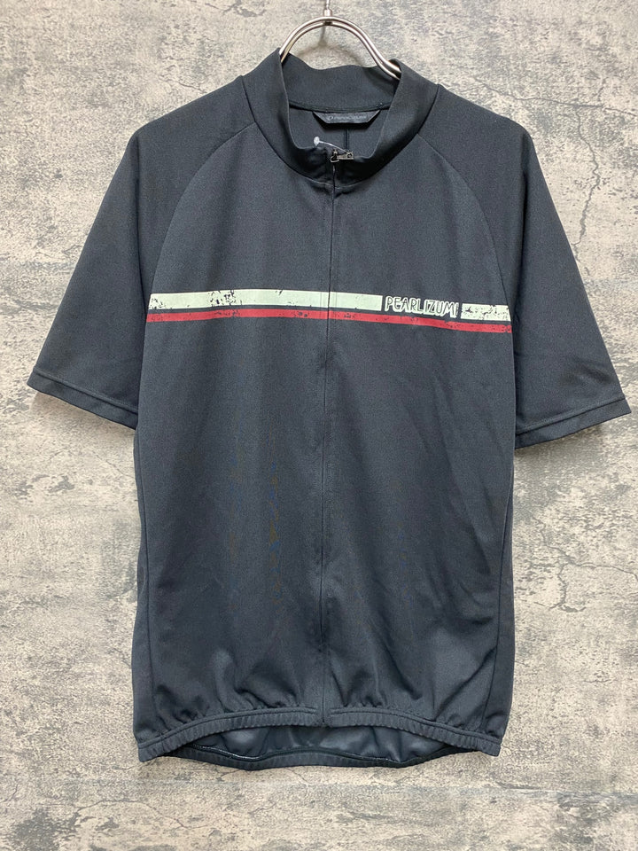 JZ199 パールイズミ PEARL iZUMi 半袖 サイクルジャージ 黒 XL
