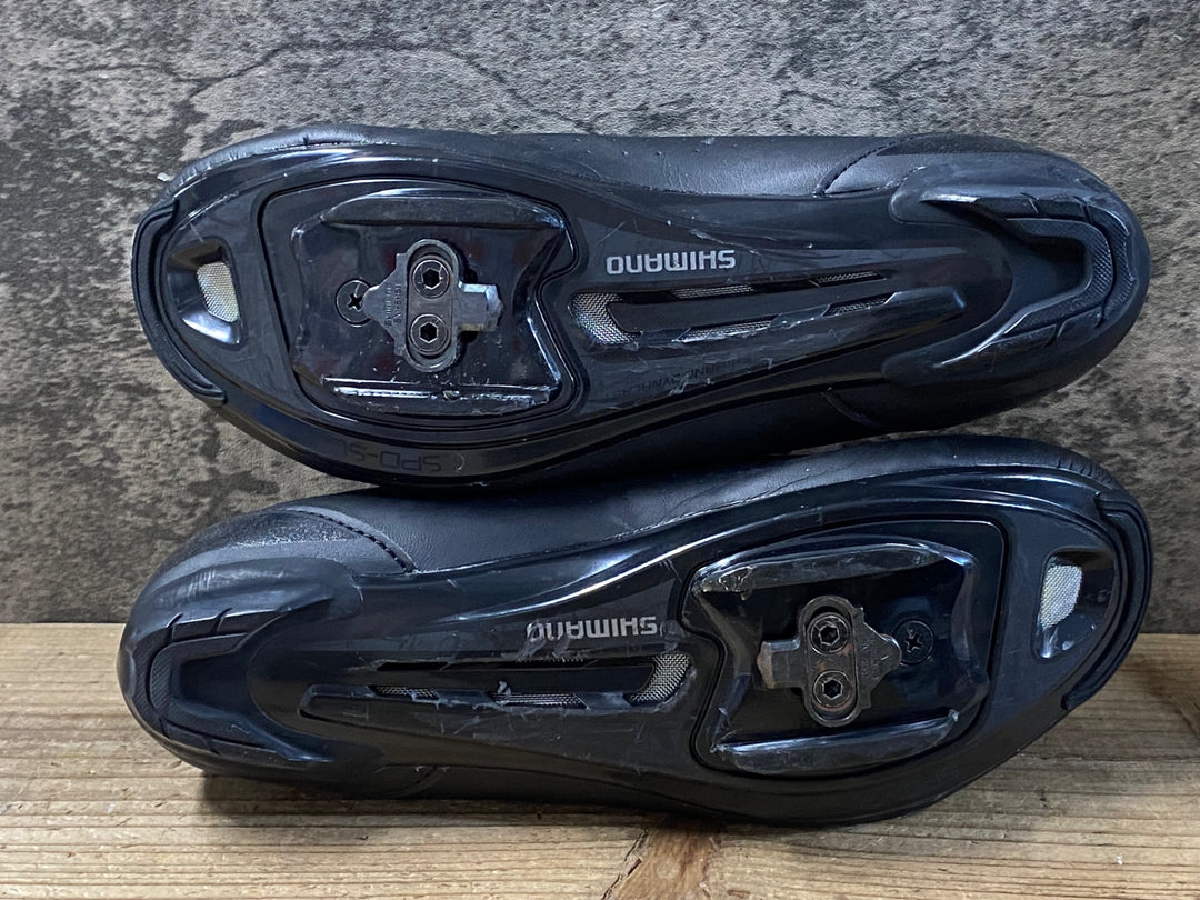 KG375 シマノ SHIMANO RP1 SH-RP100-S L ビンディングシューズ 黒 SPD 3穴 EU43 ※ペン字あり
