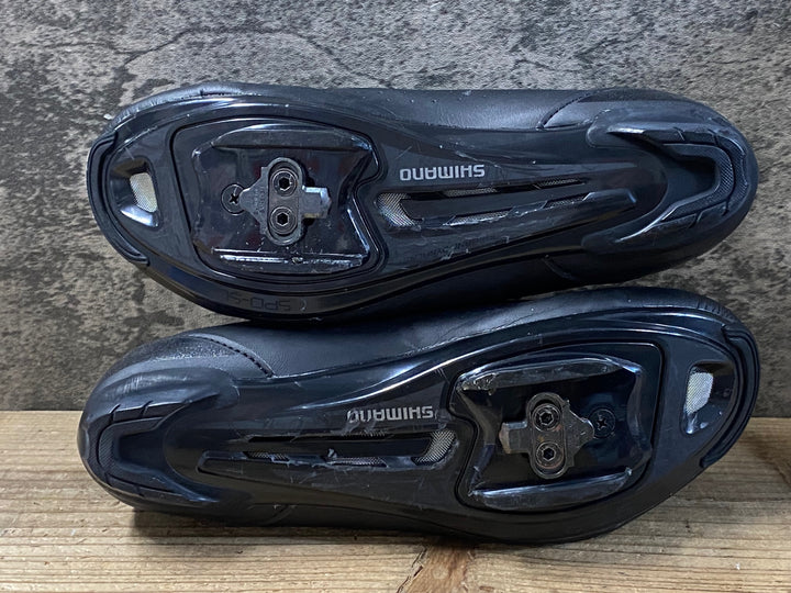 KG375 シマノ SHIMANO RP1 SH-RP100-S L ビンディングシューズ 黒 SPD 3穴 EU43 ※ペン字あり
