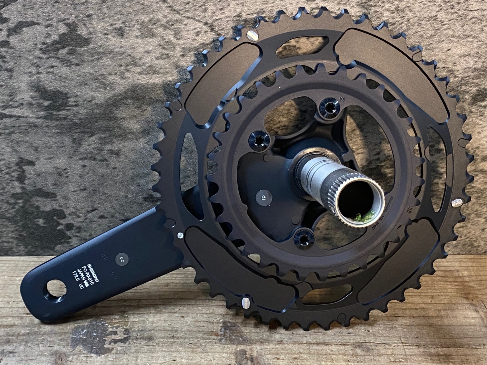 JR711 シマノ SHIMANO GRX FC-RX810-2 クランクセット 175mm 48/31T