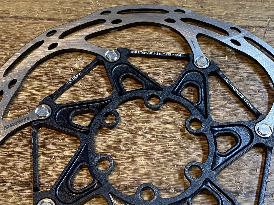 JP902 スラム SRAM CLX ROTOR CNTRLN 2P ディスクブレーキローター 160mm 6ボルト 2枚セット 1.8mm