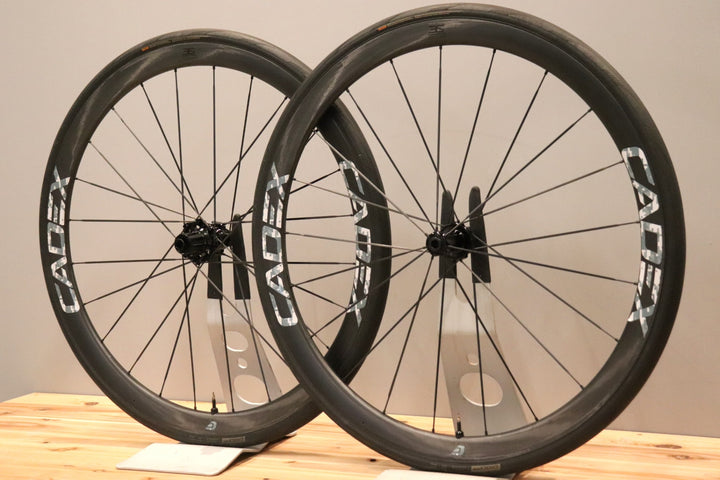 訳アリ カデックス CADEX 36 DISC TUBELESS カーボン チューブレスレディ ディスク ホイールセット シマノ11S/12S フックレス 【仙台店】