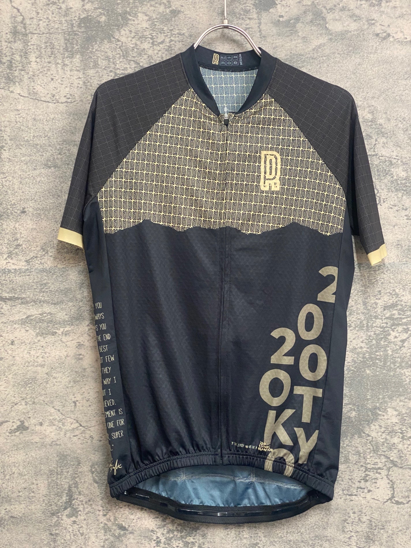 JN356 primoz roglic Cycling Jersey Tokyo Gold 半袖 サイクル