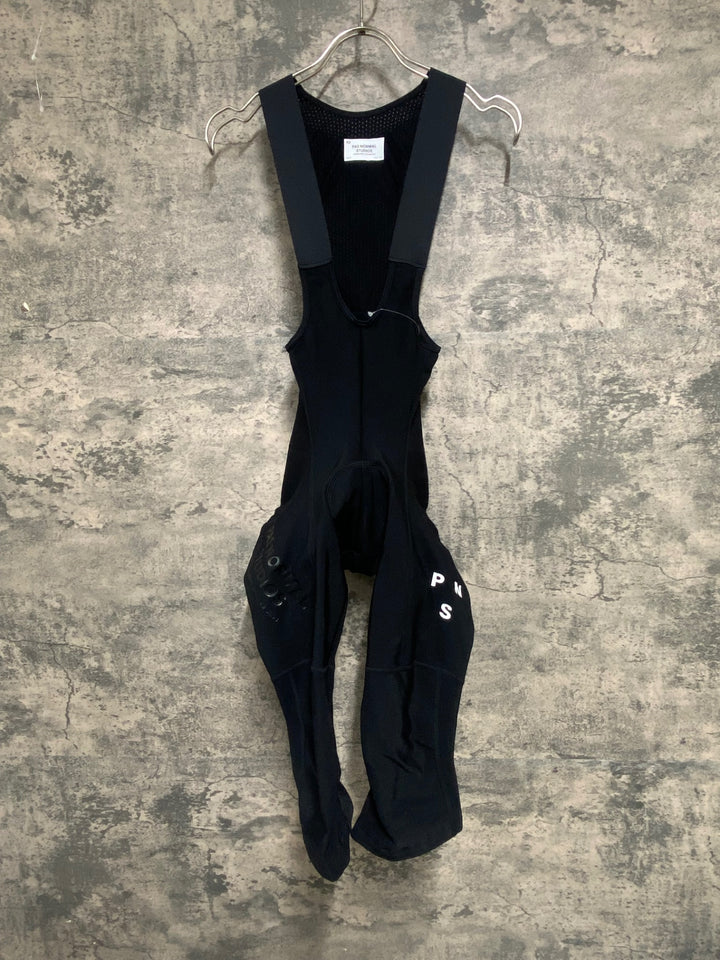 JY519 パスノーマルスタジオ PAS NORMAL STUDIOS Essential Thermal Knickers ビブニッカー ブラック レディース XS 裏起毛