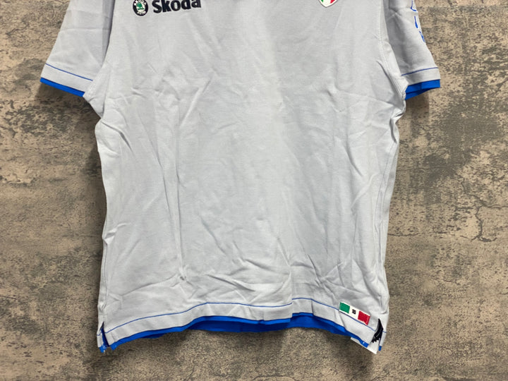 JV545 スポーツフル sportful 半袖 ポロシャツ グレー M ITALIA Skoda