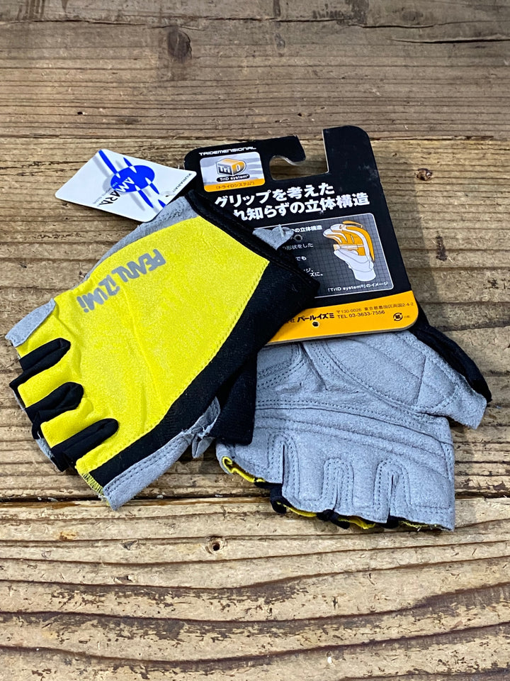 KK281 パールイズミ PEARL iZUMi 指切り グローブ 黄 L