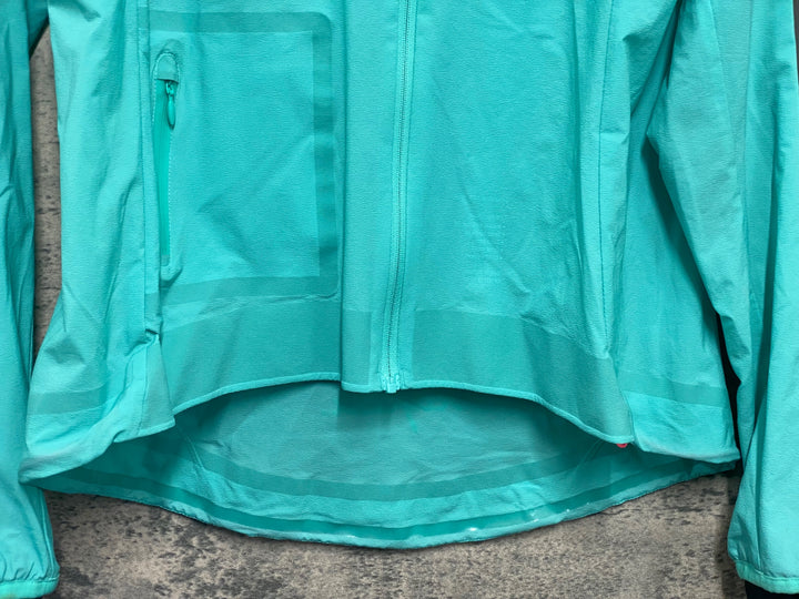 KF594 ラファ Rapha CLASSIC WIND JACKET 長袖 ウィンドブレーカー ターコイズ S
