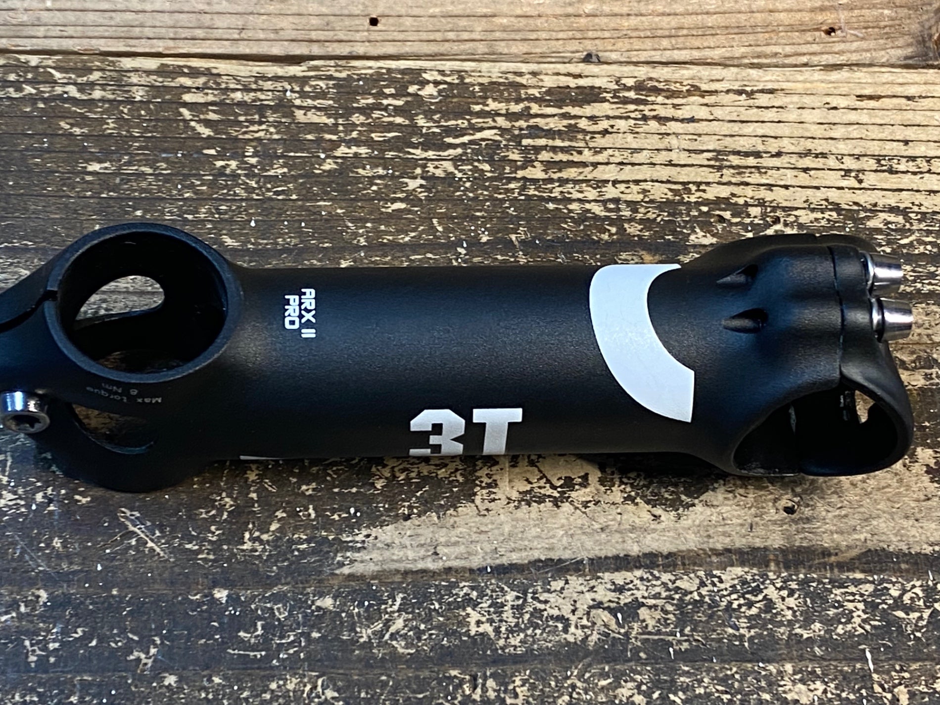 JB346 3T ARX Ⅱ PRO アルミ ステム 黒 120mm Φ31.8 OS 6° – BICI