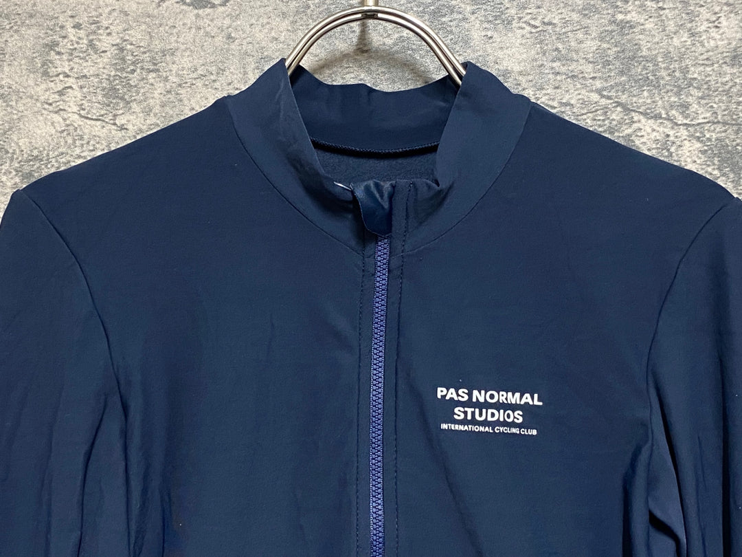 KA560 パスノーマルスタジオ PAS NORMAL STUDIOS MEN'S LONG SLEEVE JERSEY 長袖 サイクルジャージ 濃紺 L